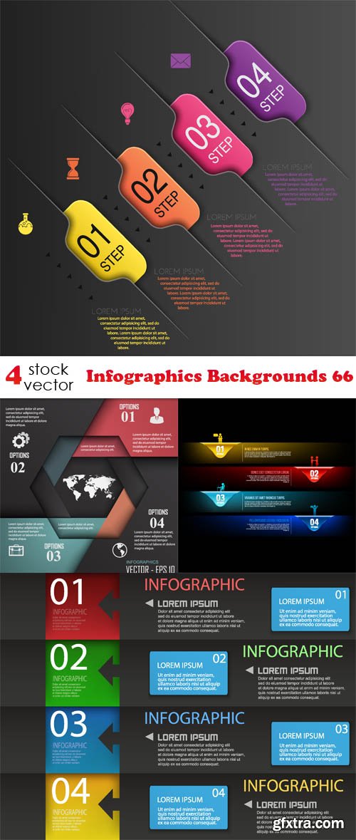 Vectors - Infographics Backgrounds 66