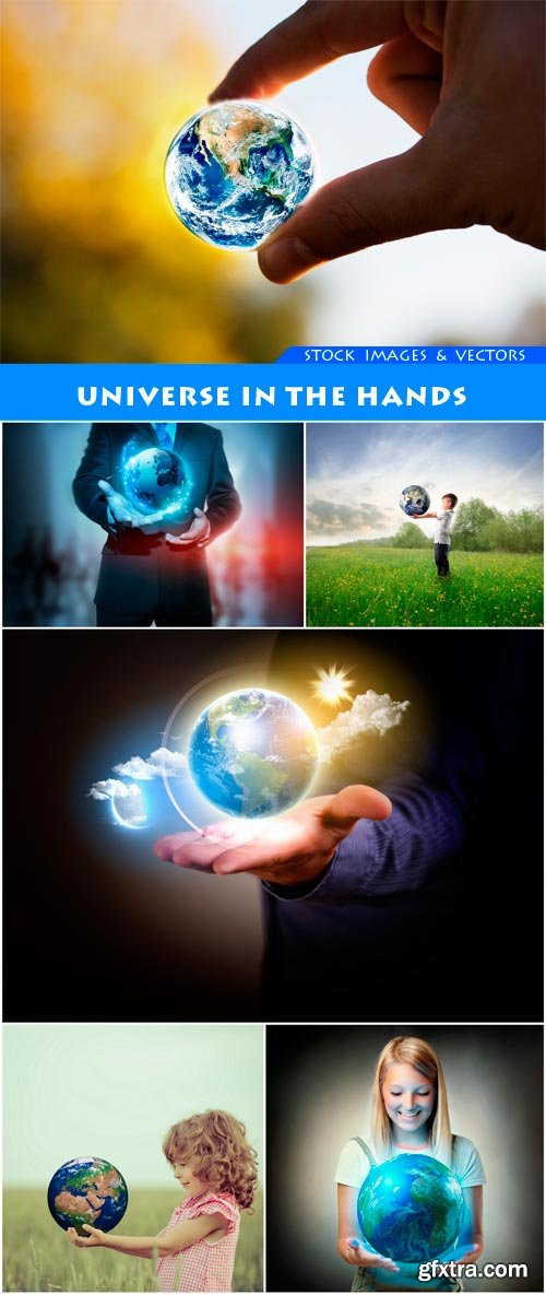 Universe in the hands 6X JPEG