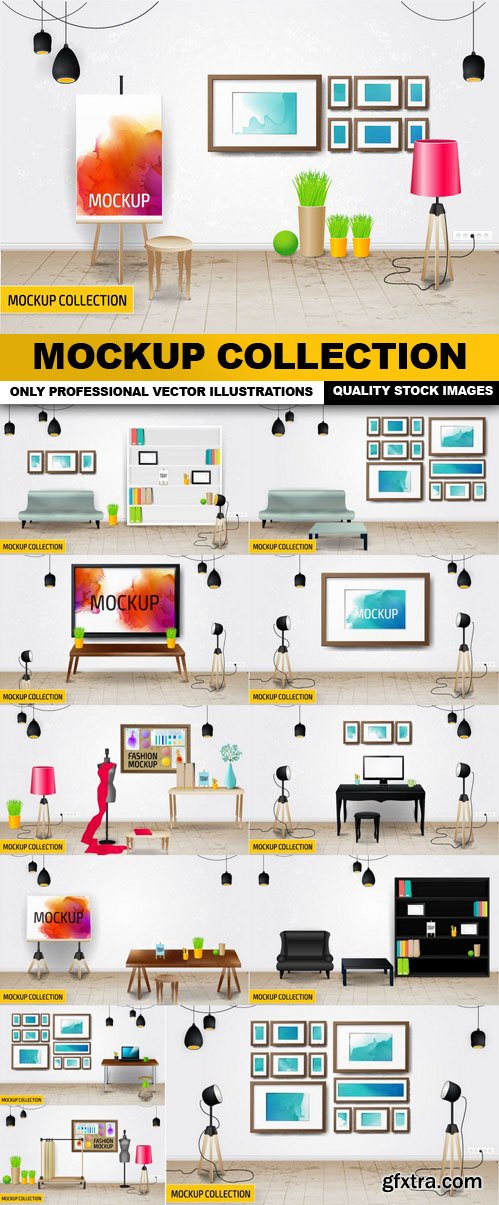 Mockup Collection - 12 Vector