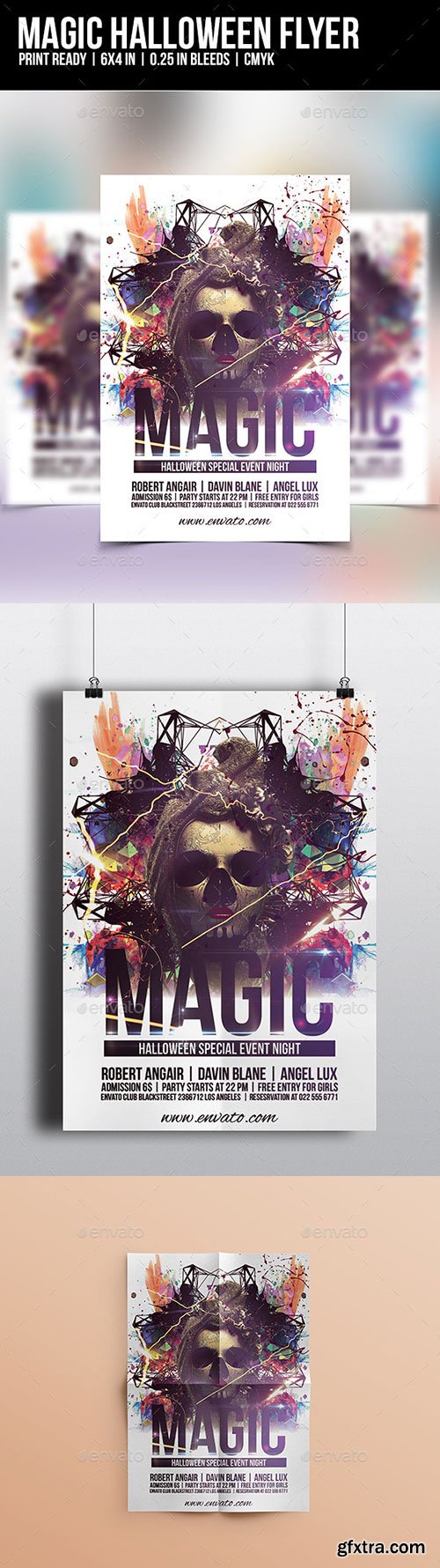GraphicRiver - Magic Halloween Flyer Template 8952869