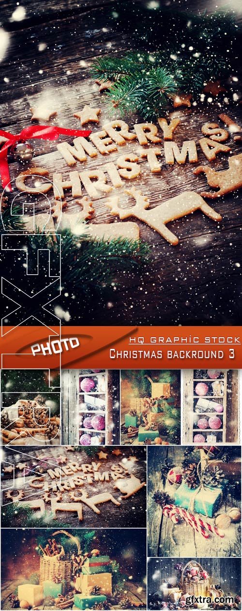 Stock Photo - Christmas backround 3
