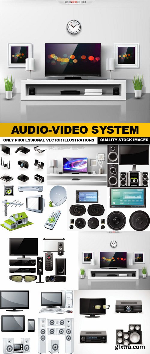 Audio-Video System - 10 Vector