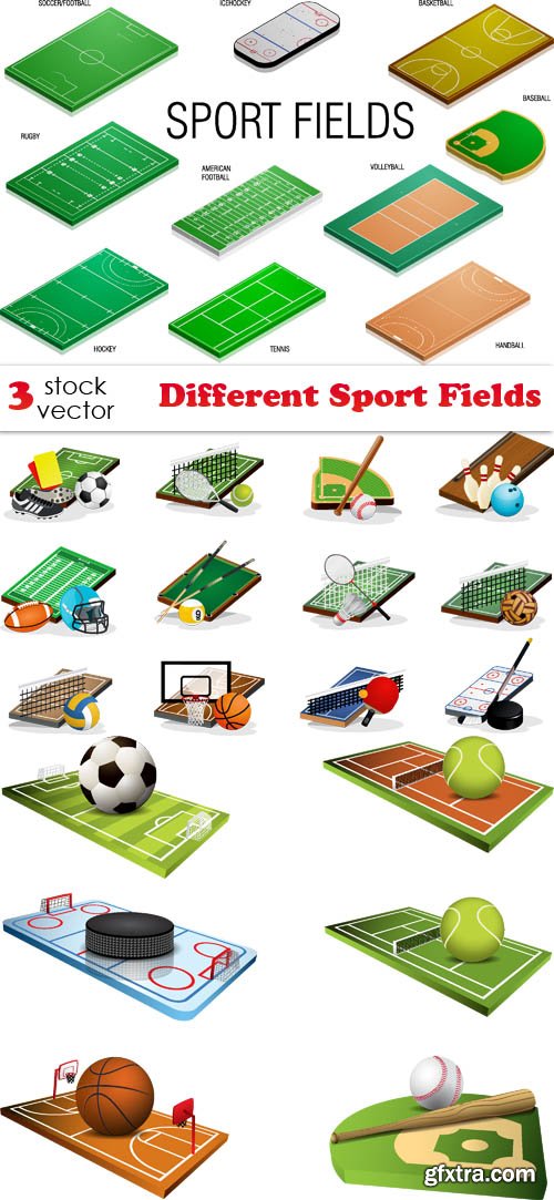 Vectors - Different Sport Fields