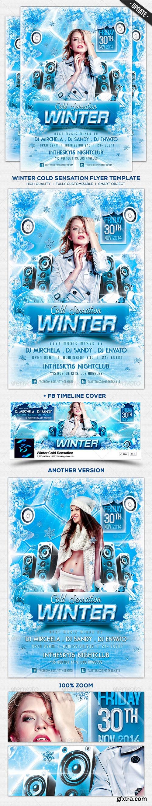 GraphicRiver - Winter Cold Sensation Flyer Template 3442261