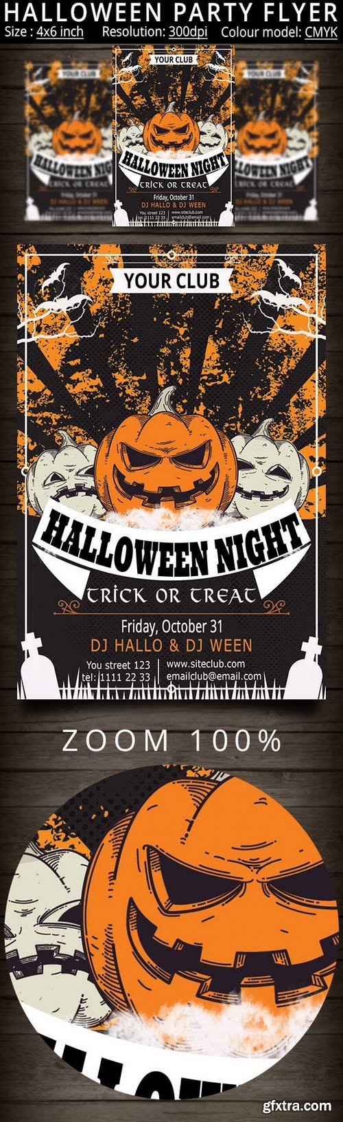 CM - Halloween Party Flyer 410417