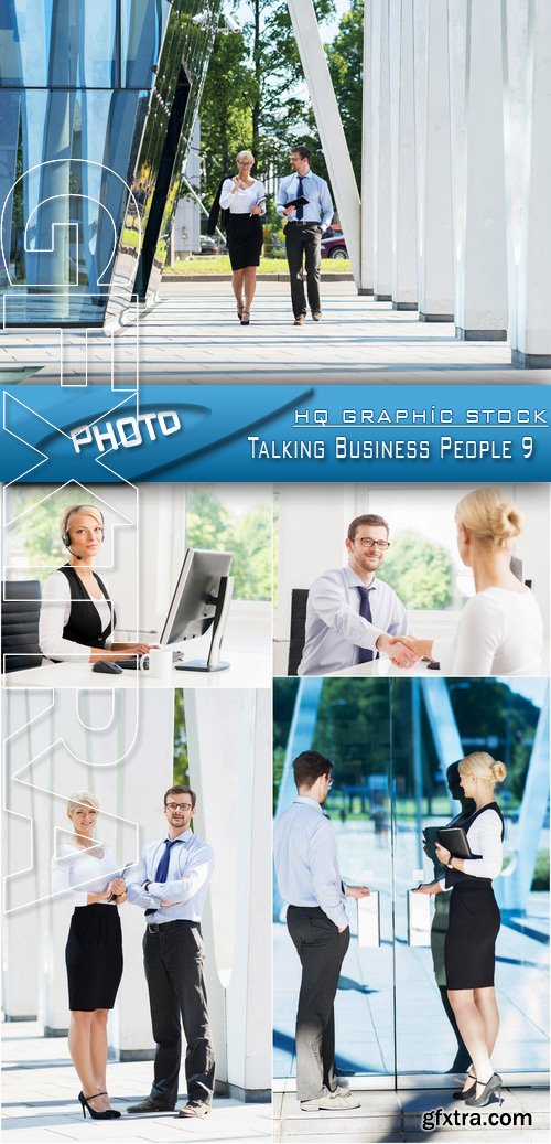Stock Photo - Talking Business People 9