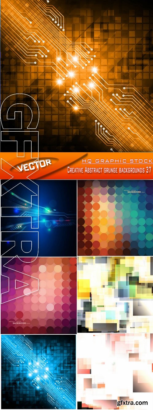 Stock Vector - Creative Abstract grunge backgrounds 37