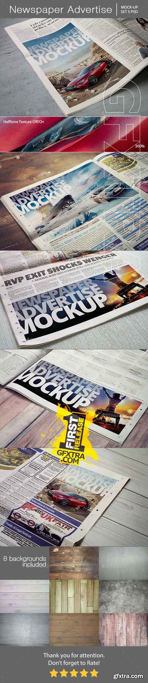 Newspaper Advertise Mockup 13345143