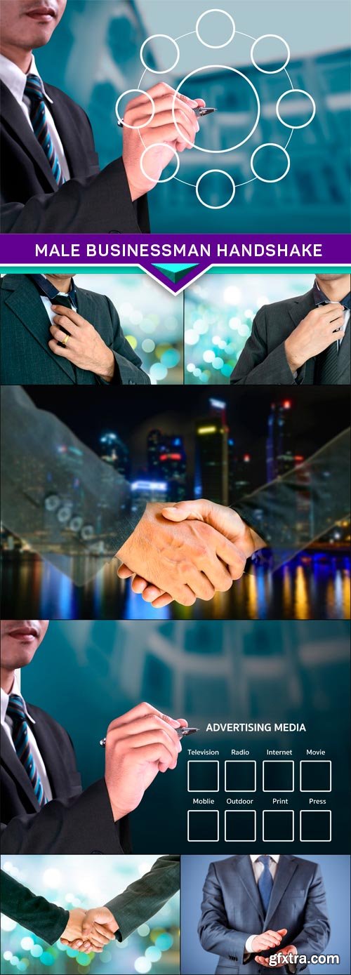 Male businessman handshake 7x JPEG