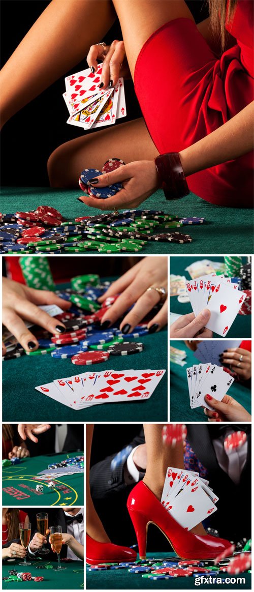 Casino, people and gambling - stock photos