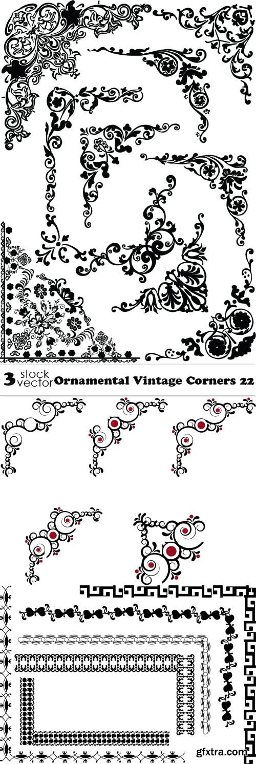 Vectors - Ornamental Vintage Corners 22