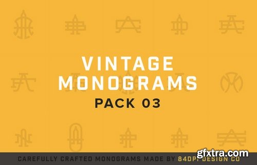 CM - 15 Vintage Monograms Pack 03 348581