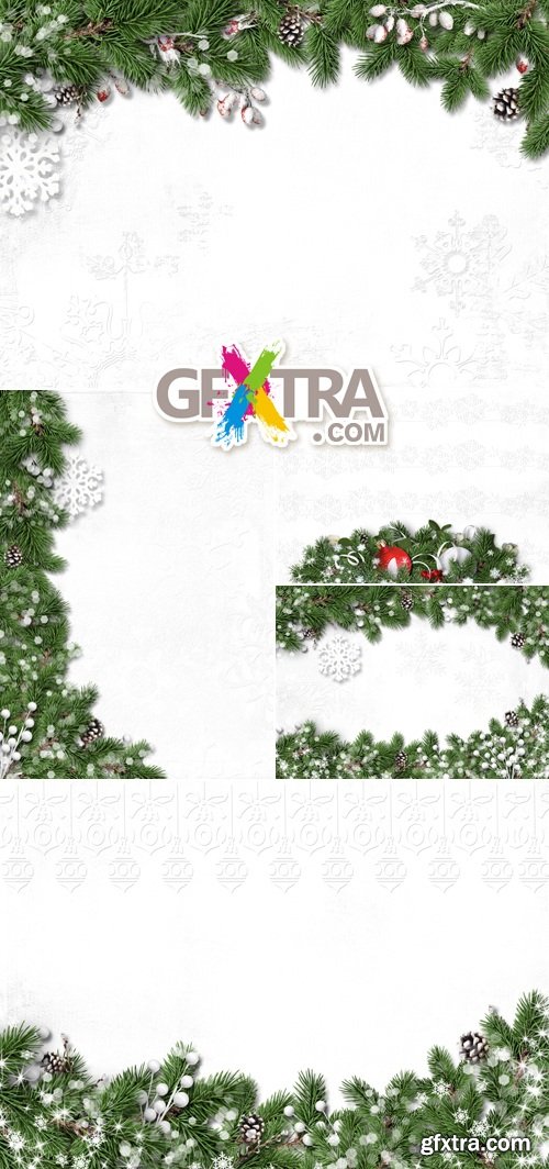Stock Photo - Christmas Tree Frames
