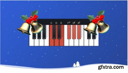 Learn Piano Christmas Song 2 - Play Dreamy Silver Bells