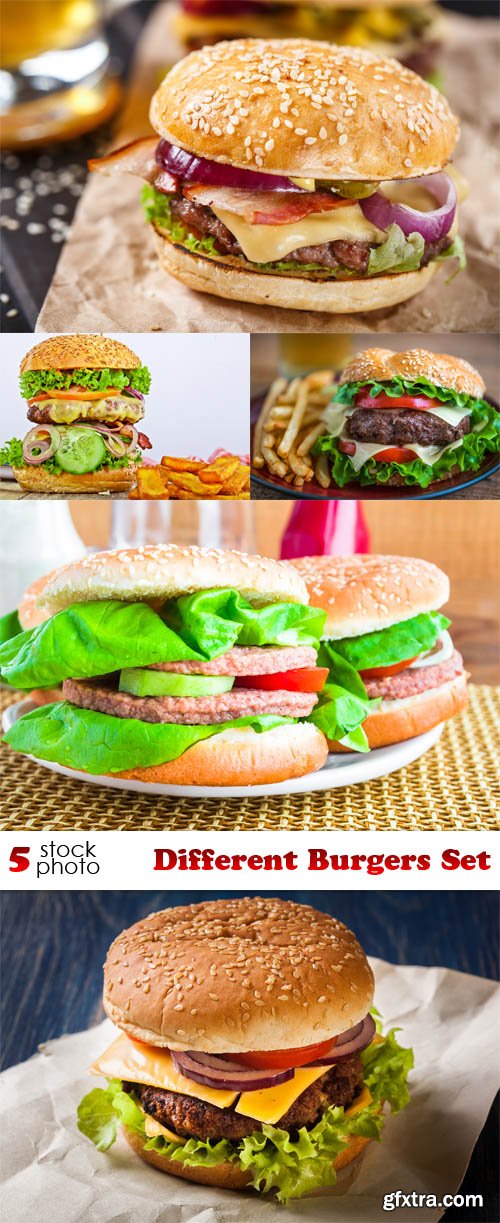 Photos - Different Burgers Set