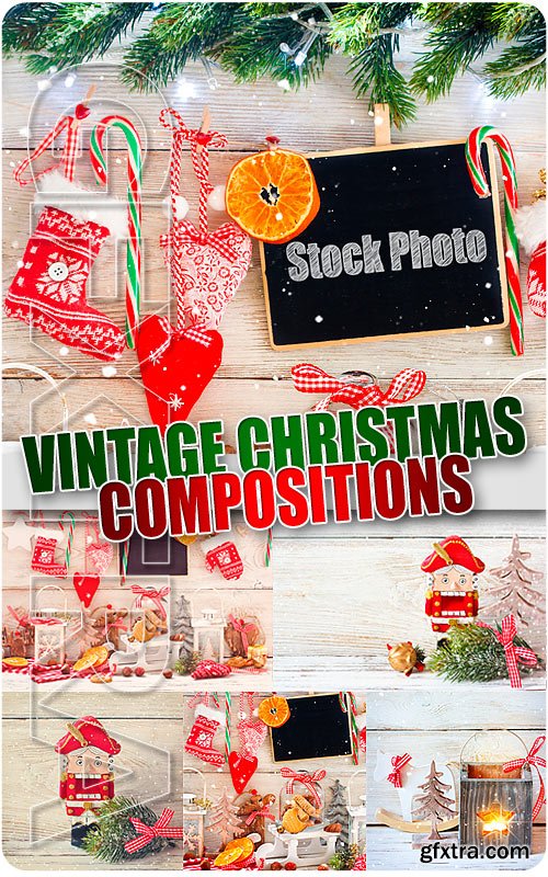 Vintage Christmas Compositions - UHQ Stock Photo