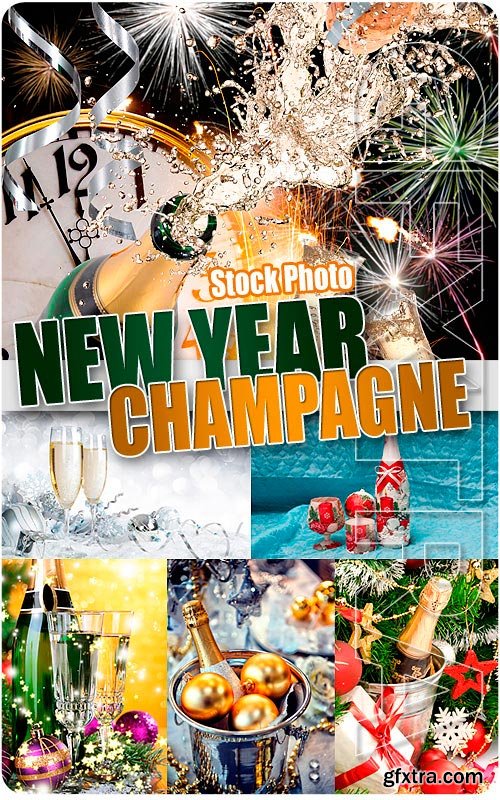 New Year Champagne - UHQ Stock Photo