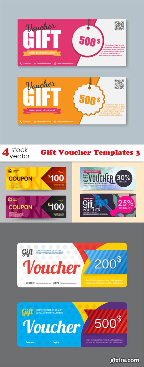 Vectors - Gift Voucher Templates 3