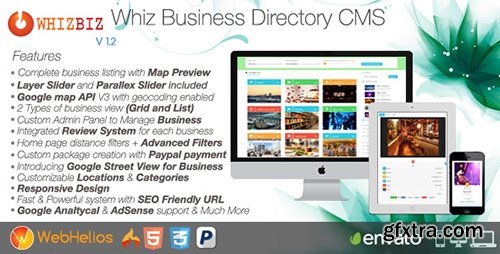 CodeCanyon - WhizBiz v1.1.0 - Business Directory CMS - 12931569