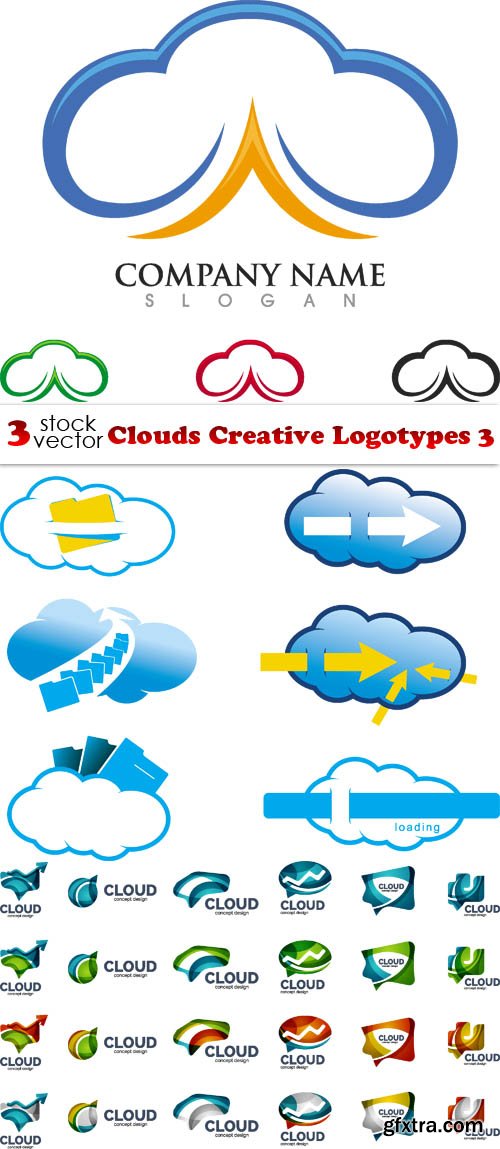 Vectors - Clouds Creative Logotypes 3