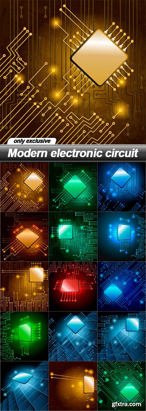 Modern electronic circuit - 15 EPS