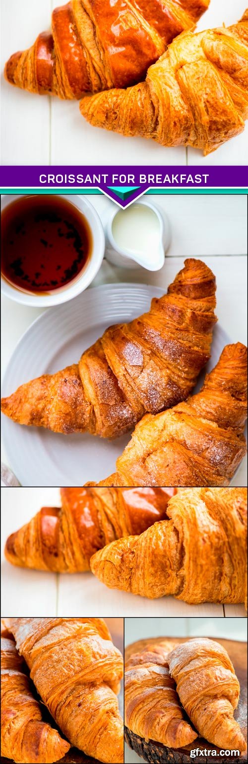 Croissant for breakfast 5x JPEG