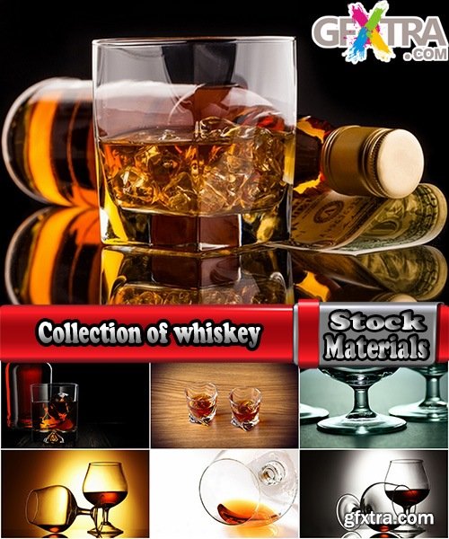 Collection of whiskey drink cup jar glass carafe 25 HQ Jpeg