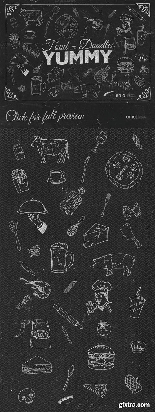 YUMMY - Food Doodles - CM 376852