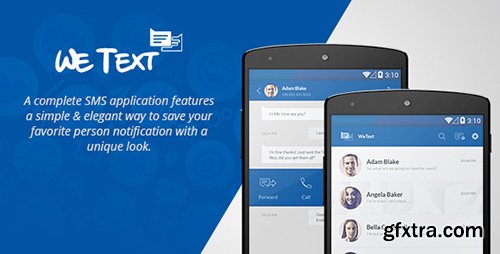 CodeCanyon - WeText v1.0 - Mobile SMS Application with AdMob - 11851690