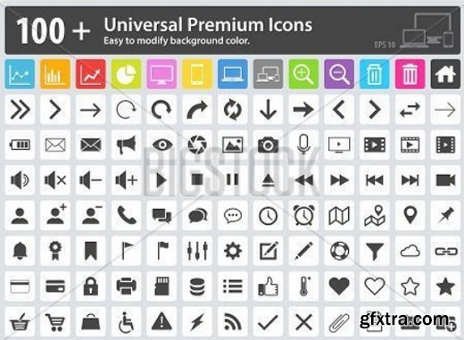 100+ Universal Premium Icons