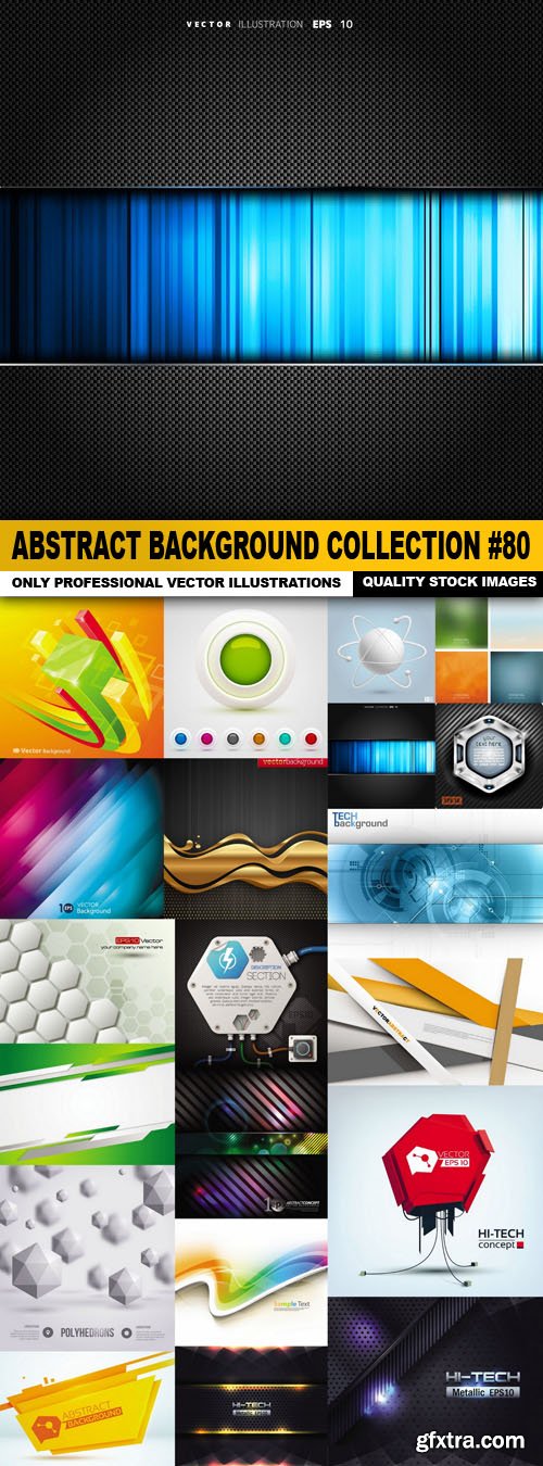 Abstract Background Collection #80 - 20 Vector