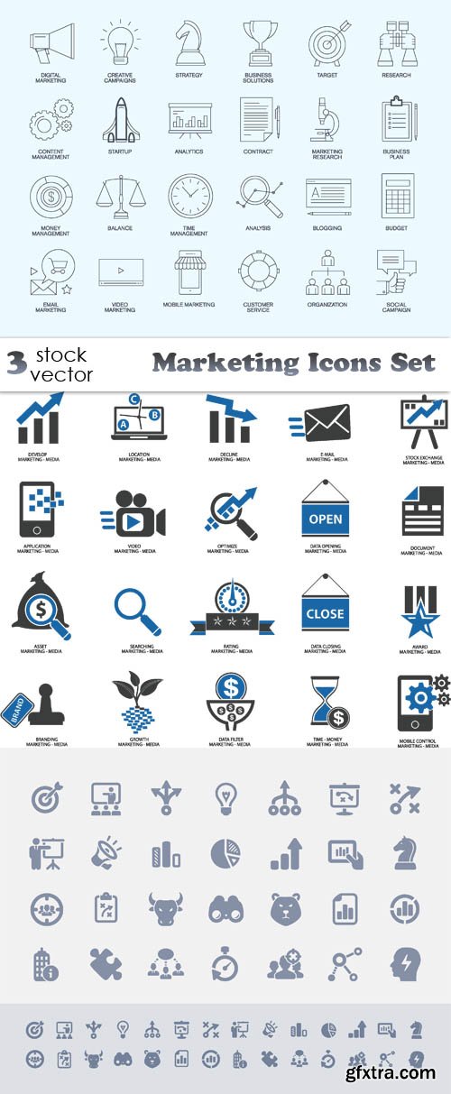 Vectors - Marketing Icons Set