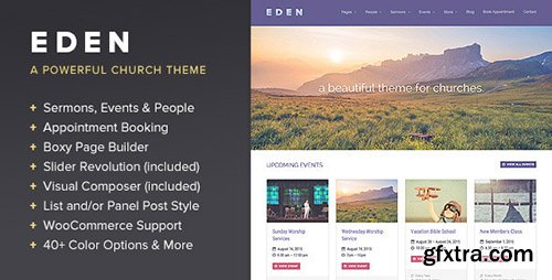ThemeForest - Eden v1.0.4 - A WordPress Theme for Churches - 12165701