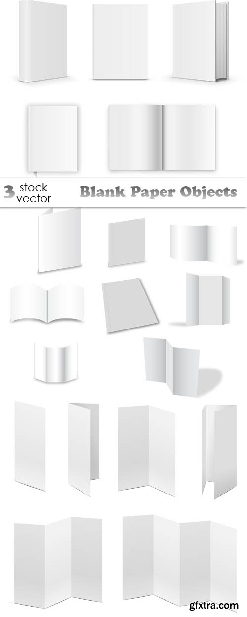 Vectors - Blank Paper Objects