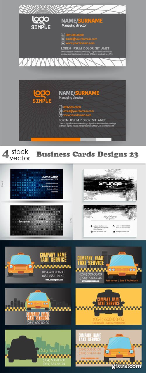 Vectors - Business Cards Designs 23