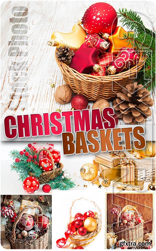 Christmas baskets - UHQ Stock Photo