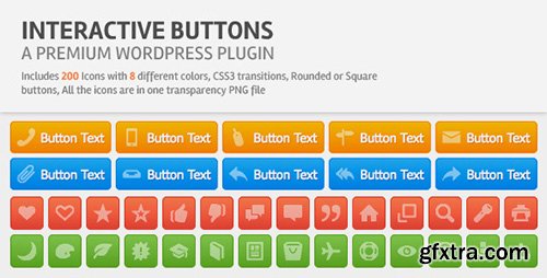 CodeCanyon - Interactive Buttons v1.2 - Wordpress Plugin - 5302834