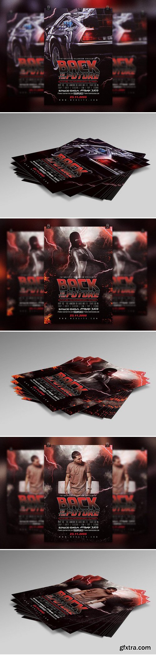 CM - Back To The Future | Flyer Template 432591