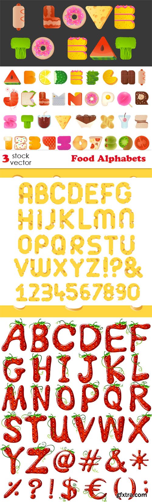 Vectors - Food Alphabets