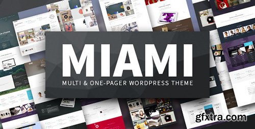ThemeForest - Miami v1.4.9.1 - Multi One Page WordPress Theme - 9222079