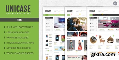 ThemeForest - Unicase - Electronics eCommerce HTML Template (Update: 1 April 15) - 9226901