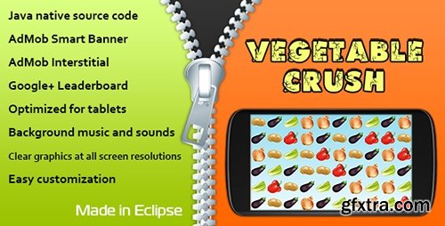 CodeCanyon - Vegetable Crush with AdMob and Leaderboard - 10519797