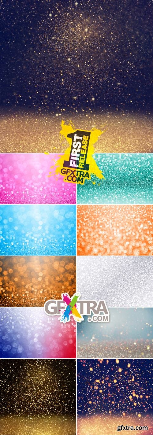 Stock Photo - Color Glittering Backgrounds