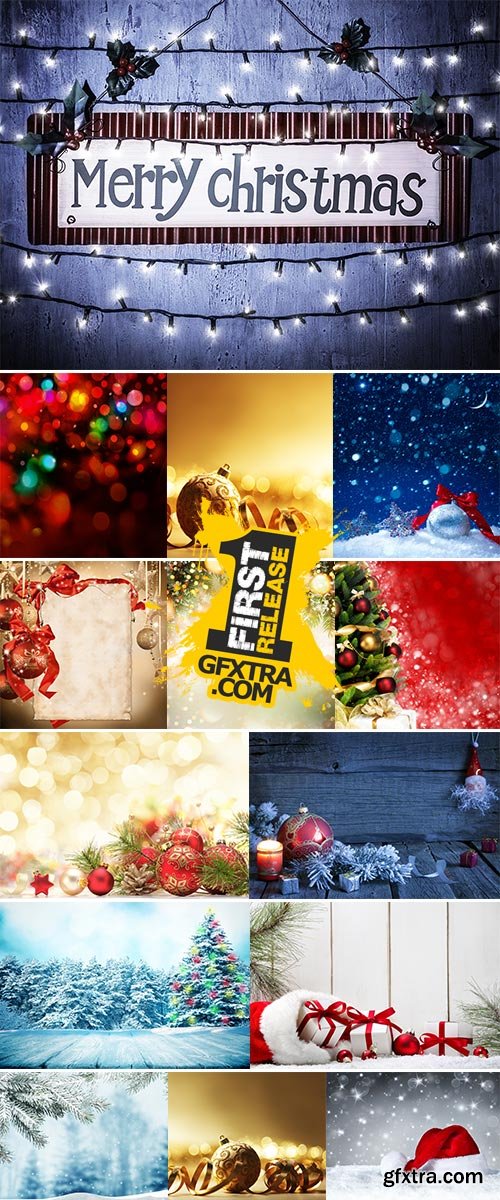 Stock Image Christmas composition on a background