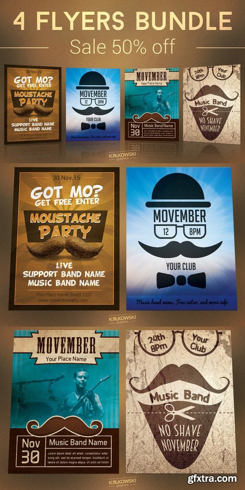 CM - Movember Flyers Bundle 438178