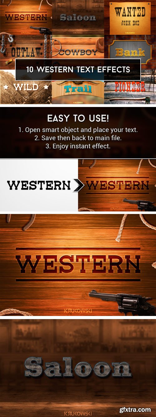 CM 244981 - Western Text Effects