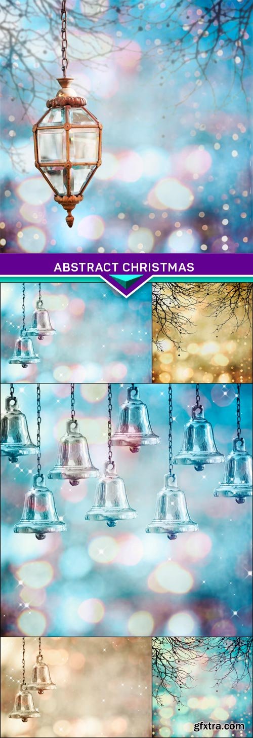 Abstract christmas lights on background 6x JPEG