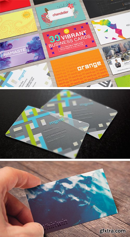 CM 412553 - 30 Vibrant Business Cards