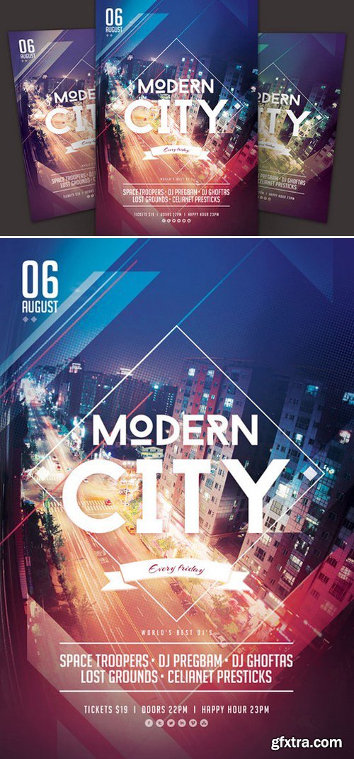 CM - Modern City Flyer 64396