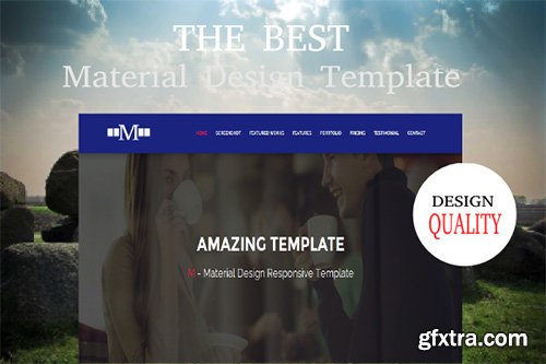 M - Material Design Template - CM 393187